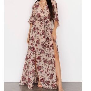 Corinth Maxi Dress | Berry Floral